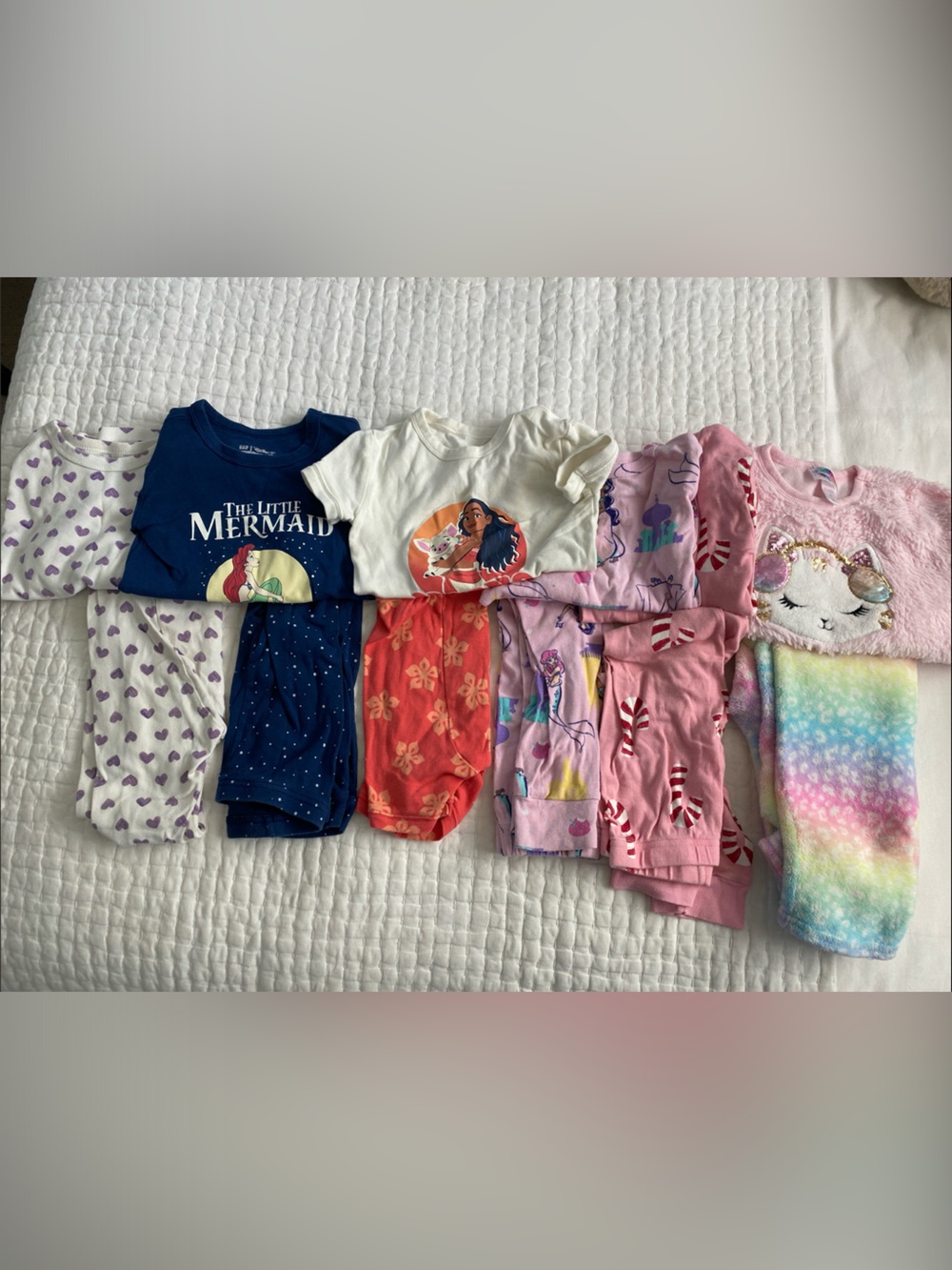 Girls Mixed Princess Pajama Set - Assorted Colors
